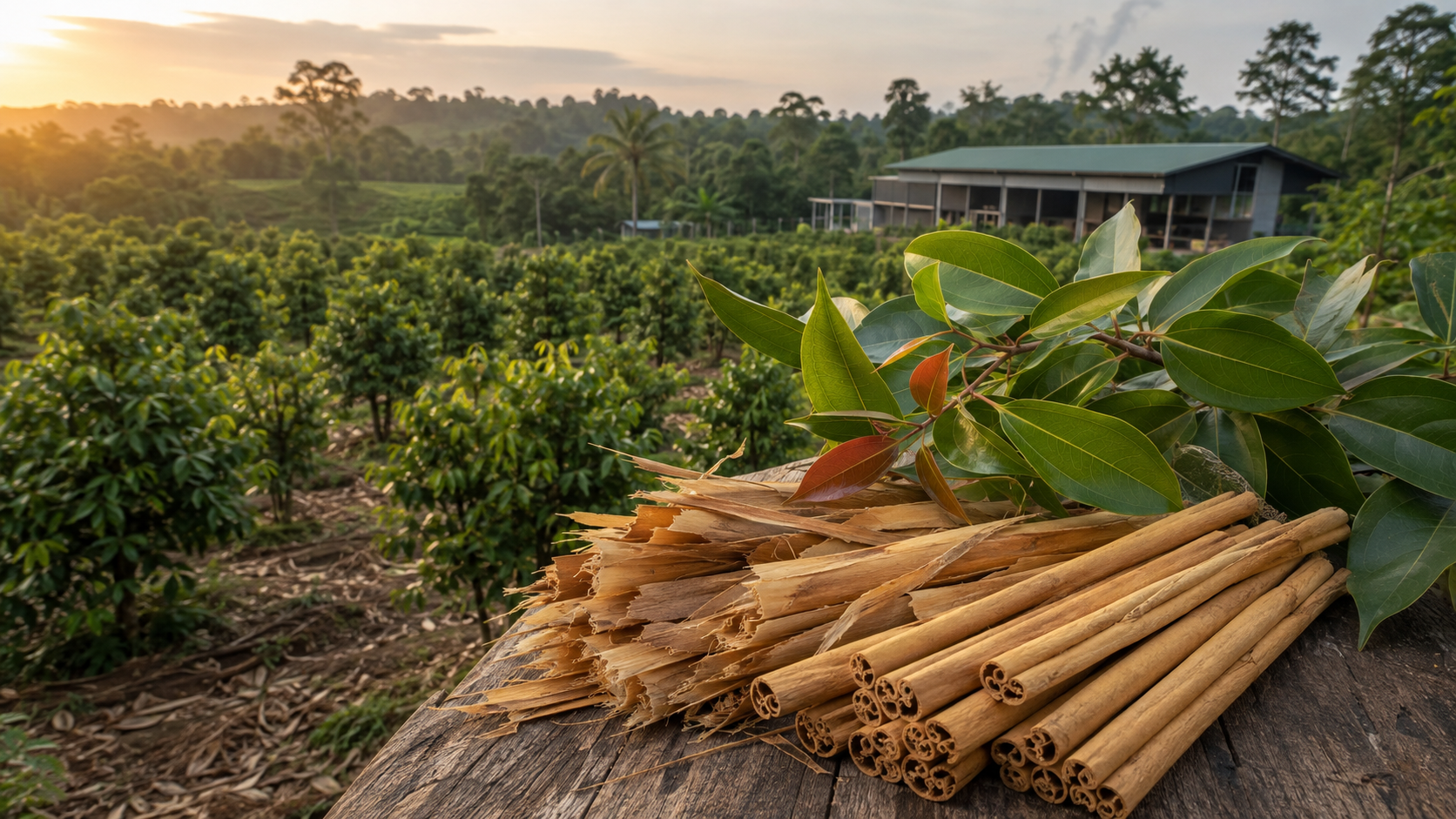 Organic Ceylon Cinnamon Estate, Processing and Farmer Collection Centre